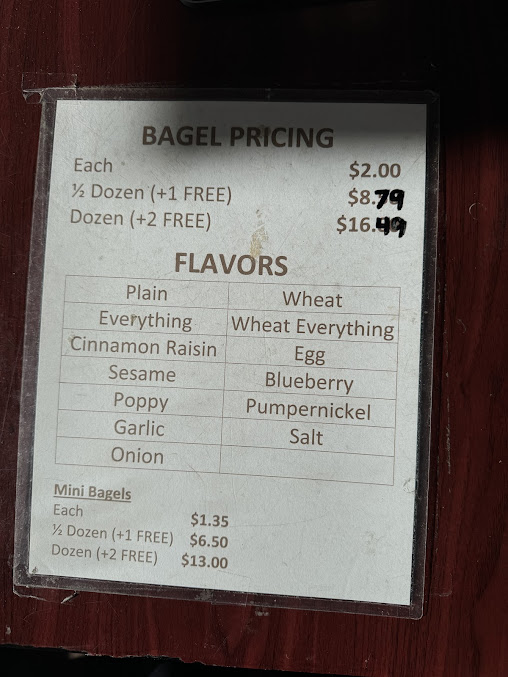 Menu Bagels On Bartow - 21