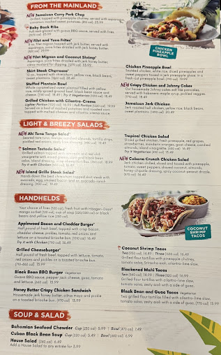 Menu Bahama Breeze - 20