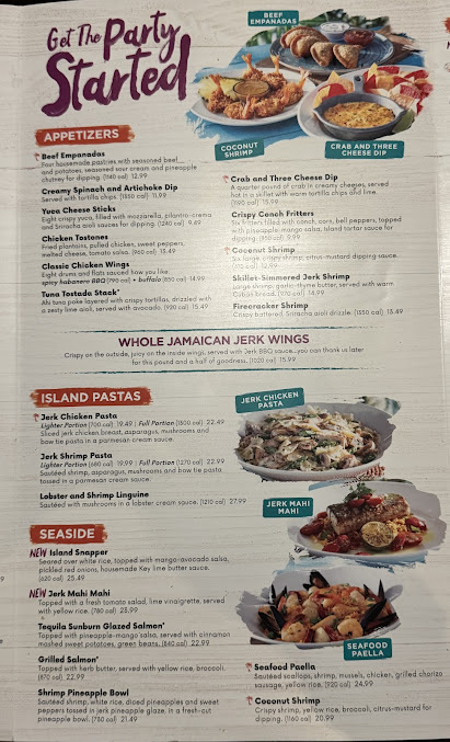Menu Bahama Breeze - 25