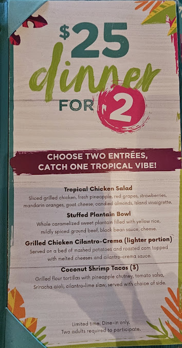 Menu Bahama Breeze - 26