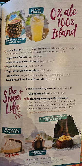 Menu Bahama Breeze - 28