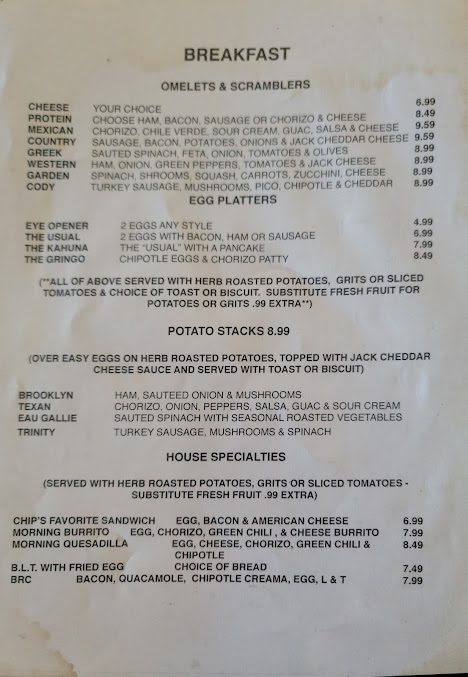 Menu Banana River Cafe - 24
