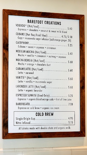 Menu Barefoot Coffee Roasters - 19