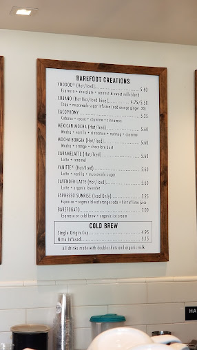 Menu Barefoot Coffee Roasters - 22