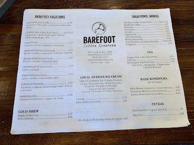 Menu Barefoot Coffee Roasters - 27