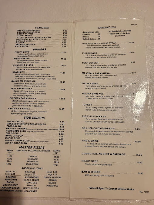 Menu Barnaby's Of Northbrook - 25