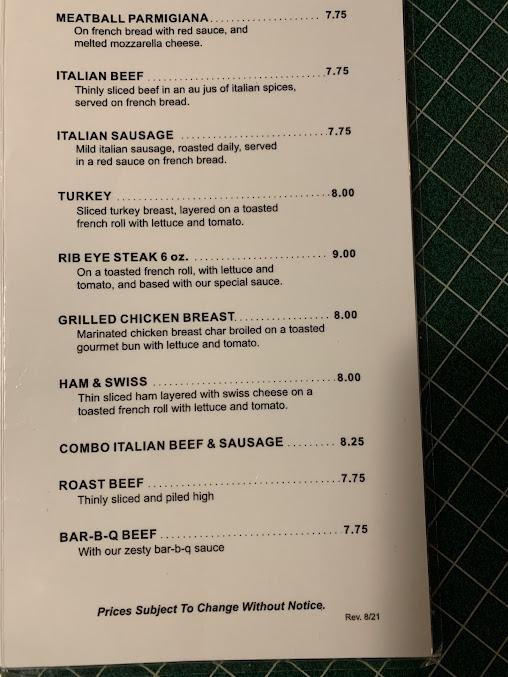 Menu Barnaby's Of Northbrook - 26
