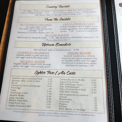 Menu Barre Country Diner - 21