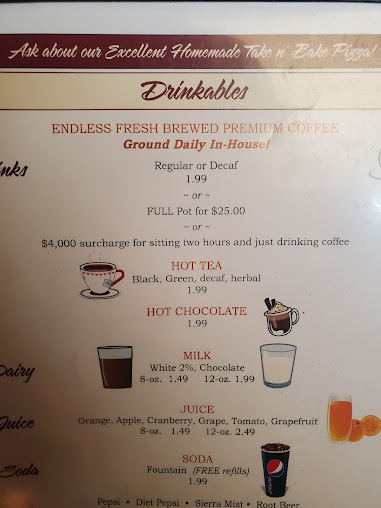 Menu Barre Country Diner - 23