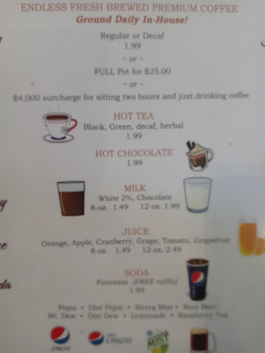 Menu Barre Country Diner - 25