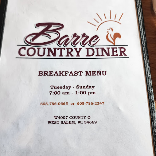Menu Barre Country Diner - 26