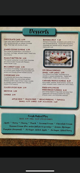 Menu Barrows Cafe And Grill - 29
