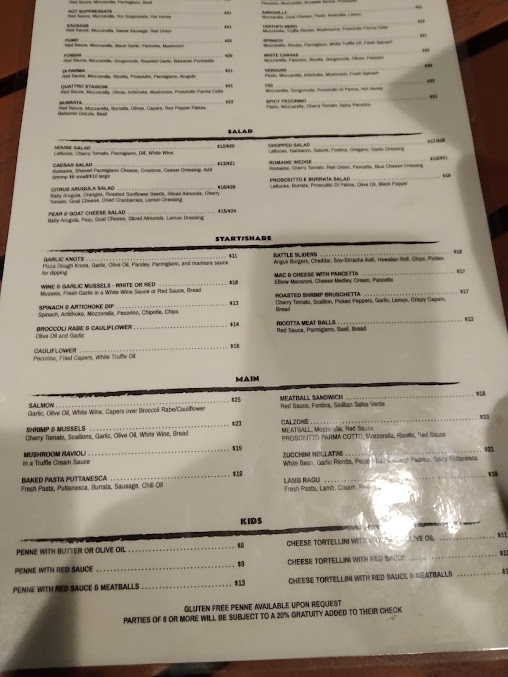 Menu Battle Hill Tavern - 21