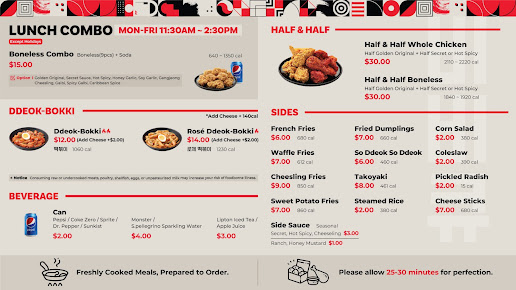 Menu Bb Q Chicken Carrollton - 19
