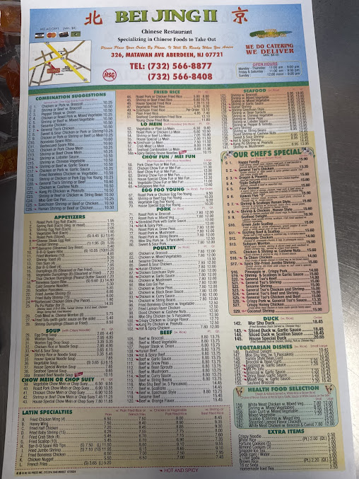 Menu Beijing Ii - 20