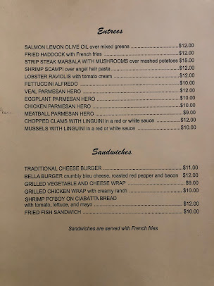 Menu Bella Michael's Restaurant - 23