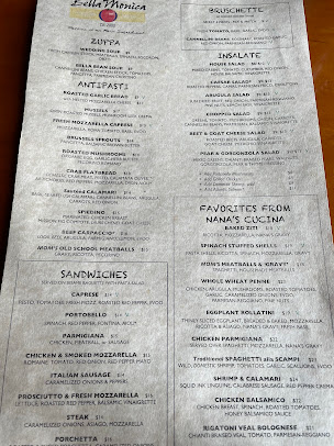 Menu Bella Monica - 25