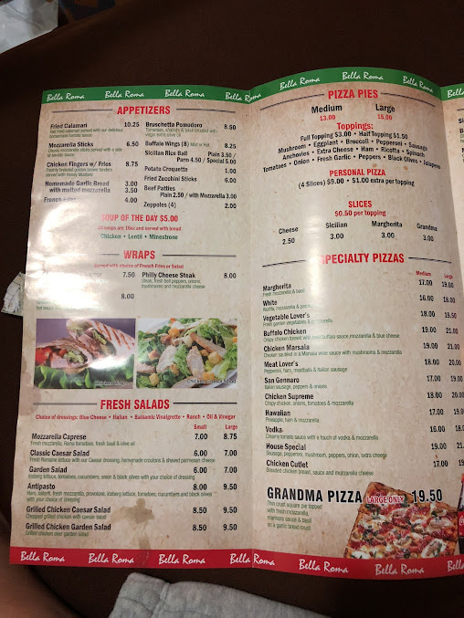 Menu Bella Roma - 19