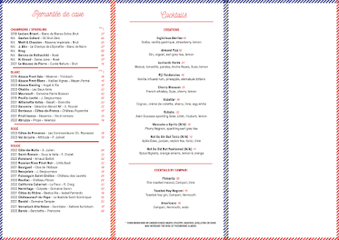 Menu Benoit New York - 21