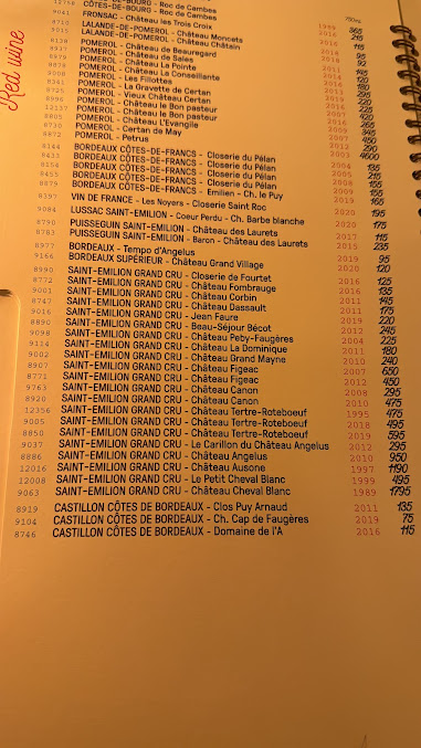 Menu Benoit New York - 23