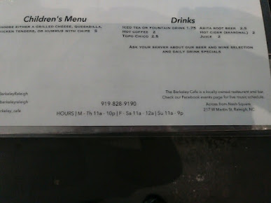 Menu Berkeley Cafe - 29