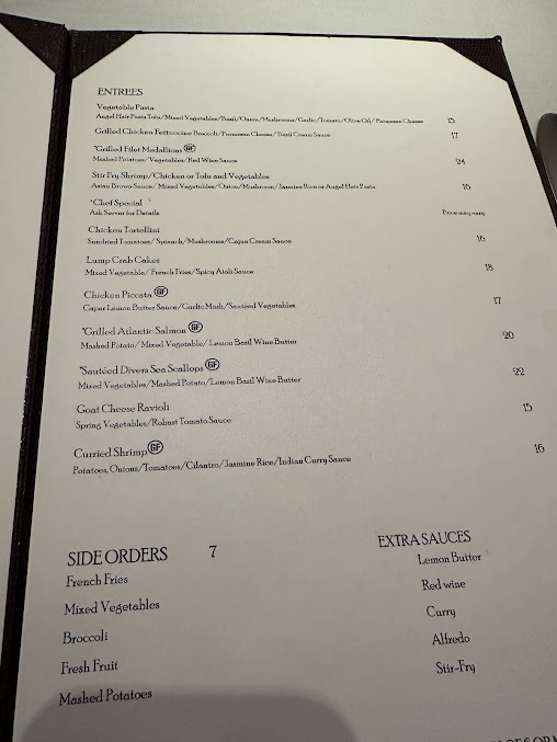 Menu Bernardin's Restaurant At Ratcliffe - 23