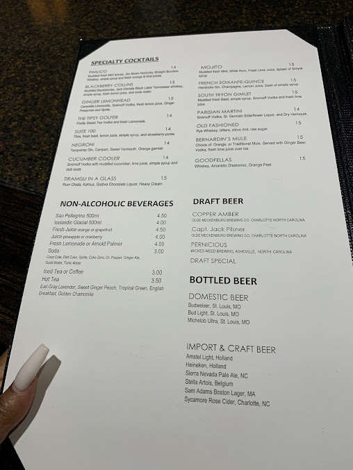 Menu Bernardin's Restaurant At Ratcliffe - 25
