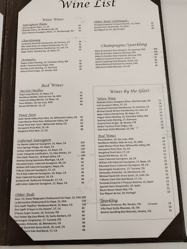 Menu Bernardin's Restaurant At Ratcliffe - 27
