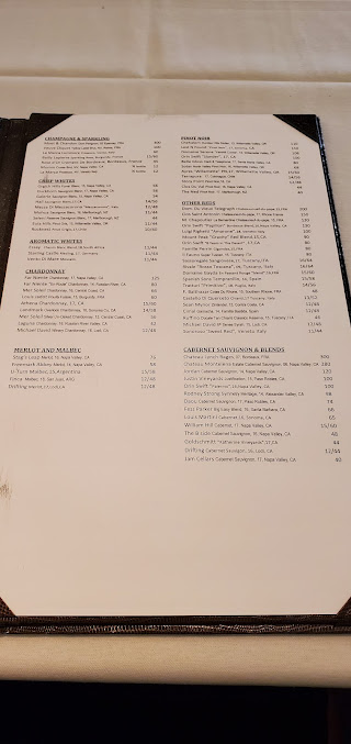 Menu Bernardin's Restaurant At Ratcliffe - 28