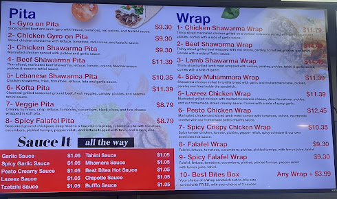 Menu Best Bites Mediterranean Restaurant & Grocery - 20