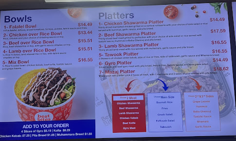 Menu Best Bites Mediterranean Restaurant & Grocery - 22