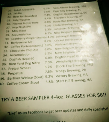 Menu Big Bottom Brewery - 22