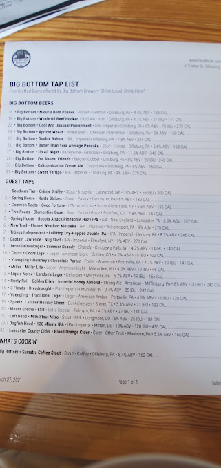 Menu Big Bottom Brewery - 23