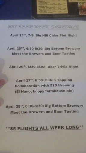 Menu Big Bottom Brewery - 29