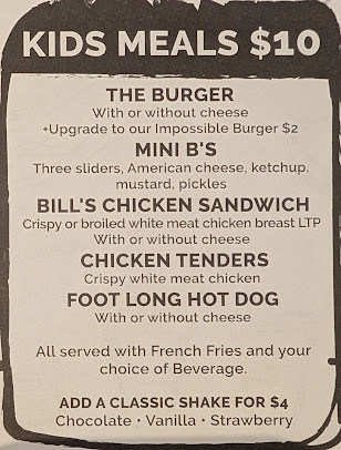 Menu Bill's Bar & Burger - 26