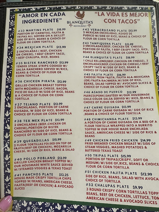 Menu Blanquitas San Benito - 21