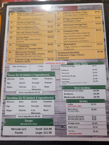 Menu Blanquitas San Benito - 27