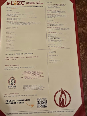Menu Blaze Bar Harbor - 22