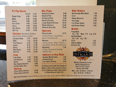 Menu Blazin Steaks - 23