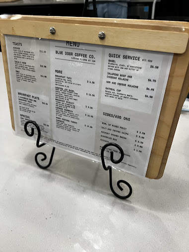 Menu Blue Door Coffee Company - 23