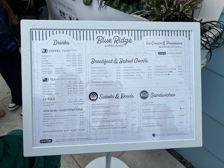 Menu Blue Ridge Coffee - 21
