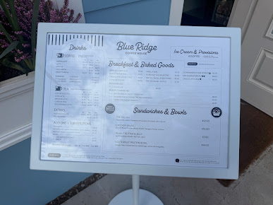 Menu Blue Ridge Coffee - 22