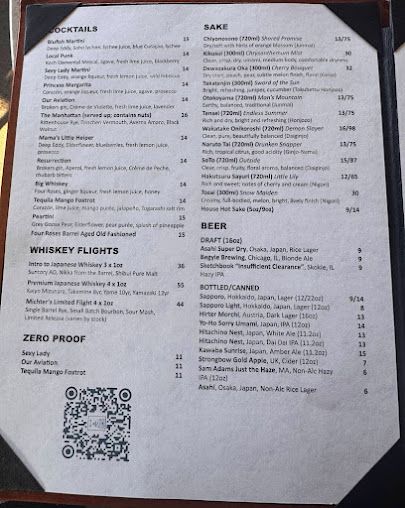 Menu Blufish - 20