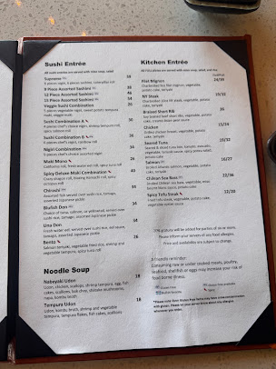 Menu Blufish - 24