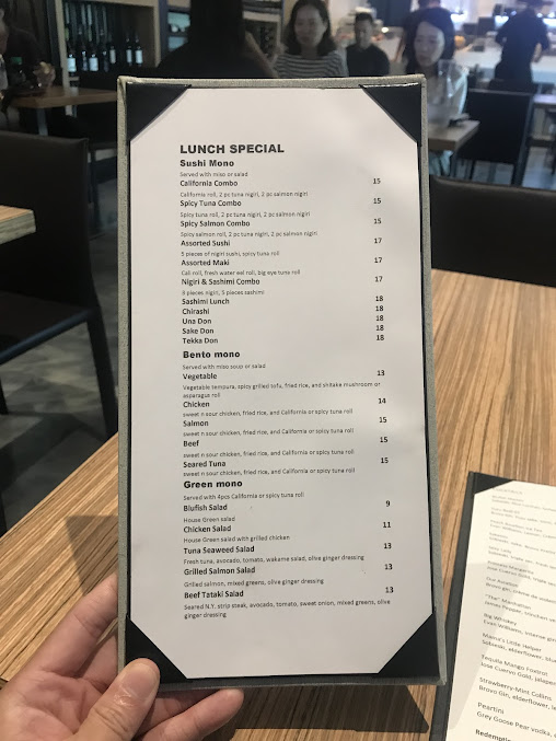 Menu Blufish - 29