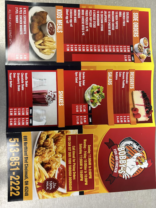 Menu Bobbys Fish Chicken - 20