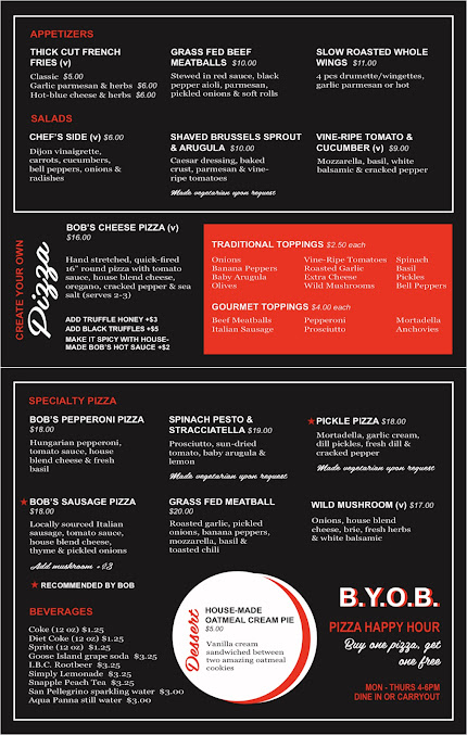 Menu Bob’s Pizza - 20