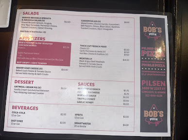 Menu Bob’s Pizza - 21