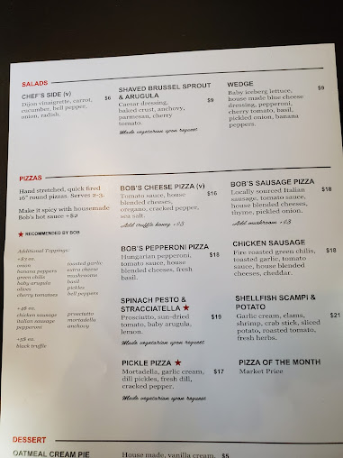 Menu Bob’s Pizza - 24