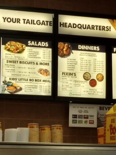 Menu Bojangles Tucker - 25